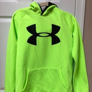 Yellow and black Under Armour Hoodie YXL